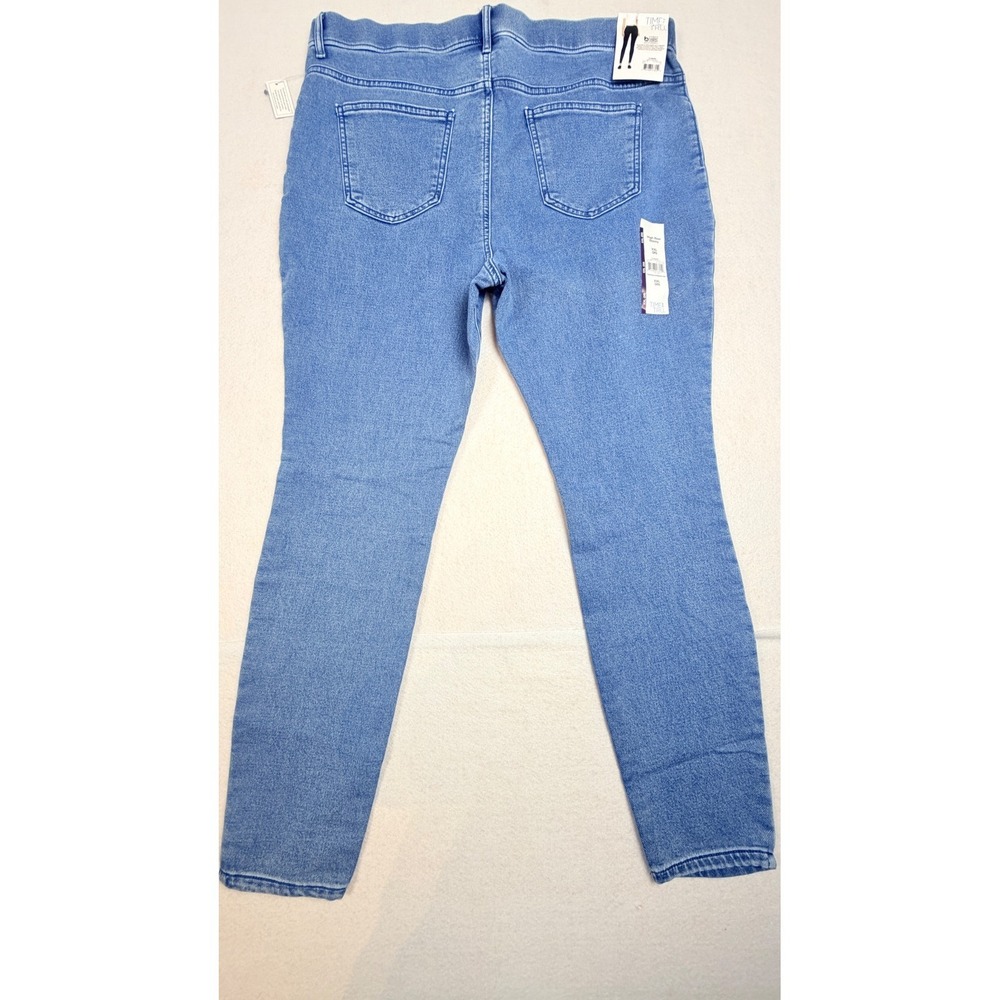 Time and Tru Women XXL 20 Vibrant Med Wash High Rise Skinny TT Jegging Denim - Picture 4 of 6